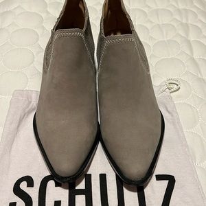 Schutz Jacqueline Suede Ankle
Slip-On Bootie